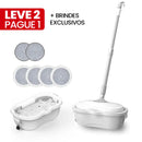 [LEVE 2 PAGUE 1] Mop Elétrico CleanFlex + BRINDES: Módulos de Limpeza e Tanque Suporte