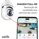 [LEVE 4 PAGUE 1] Câmera de Segurança HD 360° com Visão Noturna + BRINDES: Kit Casa Inteligente